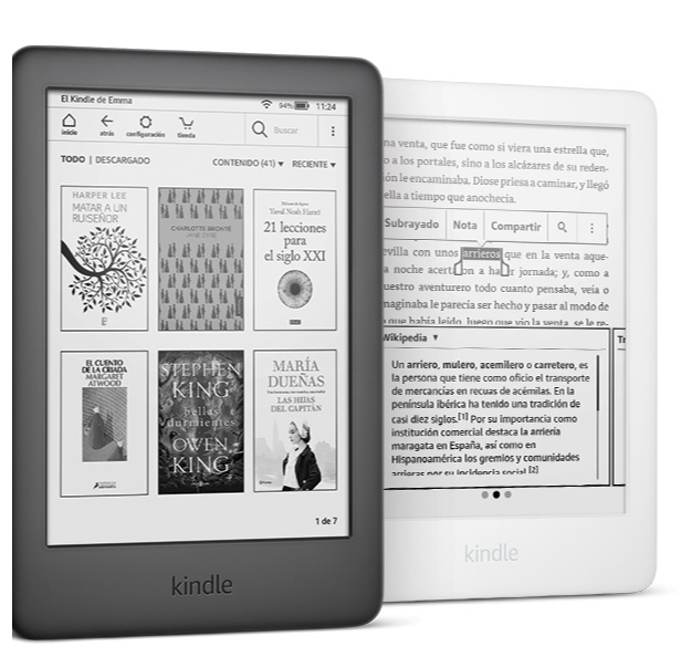 Kindle ahora con luz frontal mejor lector libros electrónicos 2020